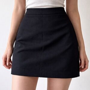 Nine West Elegant Black Mini Skirt